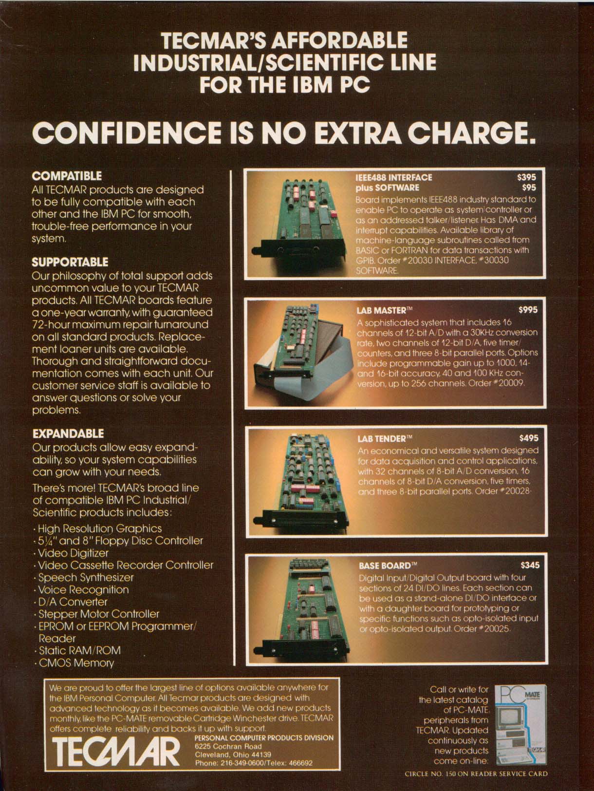 Add: Confidence is no extra chage